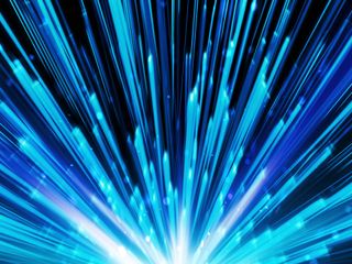 Abstract blue network speed background