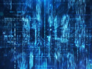 Digital binary data and network in huge storage space
